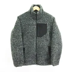 ランバンオンブルー LANVIN en Bleu ジャンパー ブルゾン ボアジャケット 長袖 スタンドカラー ジップアップ ウール混 46 グレー ※EKMのサムネイル
