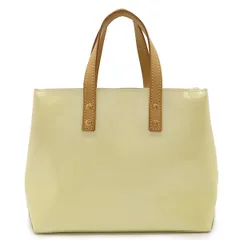 LOUIS VUITTON ルイ ヴィトン モノグラム　ヴェルニ リードPM ハンドバッグ トートバッグ ミニトート ペルル クリームイエロー 黄色 M91336