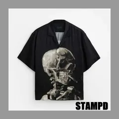 61%OFF/新品/STAMPD/スタンプド/Skeleton Camp Collar Buttondownのサムネイル