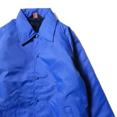 デッドストック? 90's USA製 スポーツマスター 裏ボア ナイロン コーチジャケット 青 (S) ブルー 90年代 アメリカ製 旧タグ オールド アメリカ古着 USED ビンテージ ヴィンテージ ユーズド