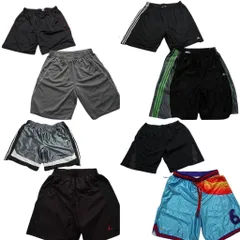 古着卸 まとめ売り スポーツブランドMIX ショートパンツ 8枚セット (メンズ 2XL ) アディダス ジョーダン ナイキ リーボック 古着 NA4654