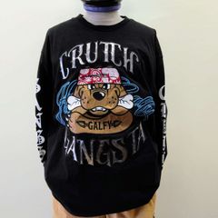 ガルフィー GALFY　チカーノTシャツ　黒　サイズ　L（中型犬サイズ） XL(大型犬サイズ)　　It is a T-shirt with a character.