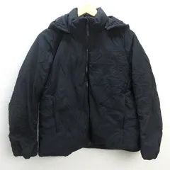 Q■ユニクロ/UNIQLO ハイブリッドダウンパーカ■黒【レディースM】LADIES/38【中古】