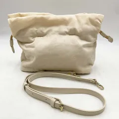 ラシット RUSSET 巾着 ショルダーバッグ ハンドバッグ 2WAY ホワイト レディース