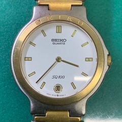 稼働/新品電池】SEIKO SQ100 ヴィンテージ メンズ腕時計 qz - メルカリ