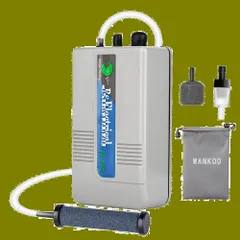 【人気商品】釣り 水槽 ポンプ エアーポンプ ブクブク エアポンプ 単1型乾電池2本 乾電池式 付属品にはチューブ、ストーン、逆流防止弁、防水収納袋 釣り用/アクアリウム適用 RSのサムネイル