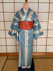 着物　ポリエステル　袷