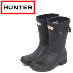 HUNTER (ハンター) WOMEN'S WFS1026RMA ORIGINAL TOUR SHORT オリジナル ツアー ショート レディース レインブーツ BLACK HU198 ht UK4-約23.0cm