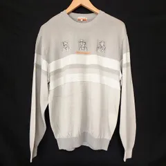 #anc カステルバジャック Castelbajac セーター・ニット 3 グレー系 柄 刺繍 メンズ [904316]