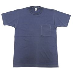 TMC2410 トイズマッコイ Tシャツ 無地 半袖 ポケットTシャツ TOYS McCOY メンズ ポケット付き 半袖Tシャツ 120 ブルー 新品