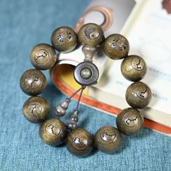 数珠 念珠 ブレスレット 木製 風水グッズ 贈り物 装飾品 工芸品 美術品 運気 風水 開運 健康運 出世運 家庭運 家内安全 財運 縁起物 アクセサリー お洒落 かっこいい