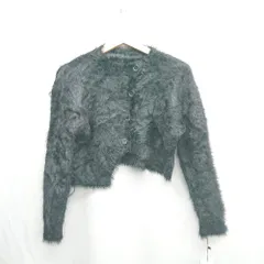 ◇ ◎●未使用● ⊇ me+em select ミームセレクト 長袖 カーディガン サイズF ブラック系 レディース E  【1412090016820】