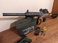 ナーフダーツ（ショート）使用　M416アサルトライフル　排莢アクション