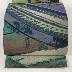 逸品!!絹 袋帯☆【佐波理綴】織の宝石・ダイヤモンドカット 切嵌 金銀 お太鼓柄 m20733316106_1.jpg?1728960651