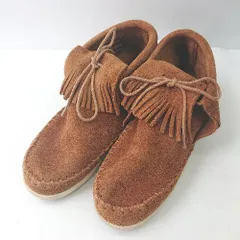 ◇ MINNETONKA ミネトンカ シンプル カジュアル リボン シューズ サイズ7 キャメル レディース E  【1404240017061】のサムネイル