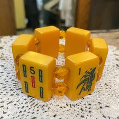 50's 60's ベークライト 麻雀牌 ブレスレット ヴィンテージ