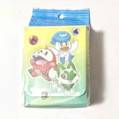 【新品未開封・送料込み】 ニャオハ＆ホゲータ＆クワッス デッキケース サプライ