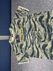 IndigoBanKkiids 迷彩Tシャツ　ロゴTシャツ　ワンポイント