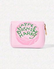 HARRY POTTER 해리 포터 생일 케이크 지갑 핑크 PINK 지갑 카드 케이스 동전 지갑 동전 케이스 귀여운 선물 선물 해외 잡화
