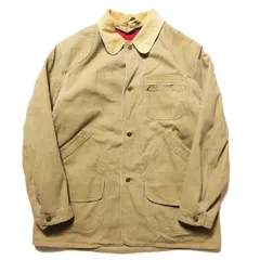 80's 90's USA製 LLビーン ヘリンボーンツイル ハンティングジャケット (XL) ウールライナー アメリカ製 旧タグ オールド LLBean　アメリカ古着 USED  ビンテージ ヴィンテージ