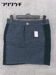 ◇ Dickies ディッキーズ デニム ミニ タイト スカート サイズ26 ネイビー レディース 【1002801171339】のサムネイル