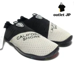 California Shore マリンシューズ メンズ アクアシューズ ウォーターシューズ 海 川 プール アウトドア 水陸両用 速乾 軽量 グレー 25cm 26cm 27cm ニッキー 正規品 アウトレット 洗車 庭仕事 作業靴