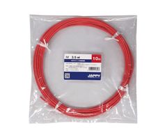 【新着商品】ビニル絶縁電線 IV 3.5 SQ フジクラダイヤケーブル 赤 20M 巻き
