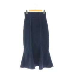 プロポーション ボディドレッシング PROPORTION BODY DRESSING デニムスカート マーメイド ロング マキシ 小さいサイズ PS 紺 ネイビー /DO ■OS