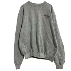 Champion ロゴスウェット トレーナー M グレー チャンピオン プルオーバー 刺繍 裏起毛 メキシコ製 00s 古着卸 アメリカ仕入 a703-5450