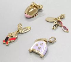 [중고]은제품·반지·액세서리(캐릭터) 버나비&카리나&이반&네이선 액세서리 매력 4종 세트 핑크 박스 [TIGER&BUNNY] 프리미엄 반다이 한정