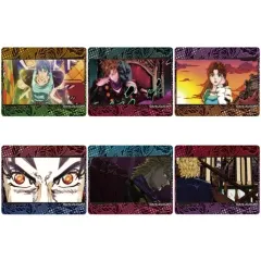 【中古】バッジ・ピンズ 全6種セット 「ジョジョの奇妙な冒険 The Animation 場面写アクリルバッジコレクション OPver. vol.1」