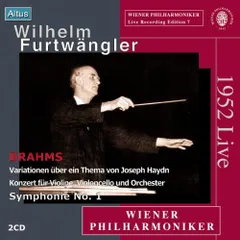 2discs CD フルトヴェングラー, ウィーン・フィルハーモニー管弦楽団 ブラームス：交響曲第1番　　ほか　（2CD） ALT0778  /00220