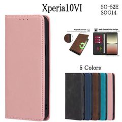 Xperia10VI レザー手帳型ケース　SO-52E/SOG14