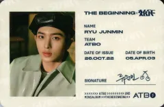 ATBO THE ORIGIN トレカ リュ ジュンミン 2ラウンド ATBO THE ORIGIN トレカ リュ ジュンミン 2ラウンド ATBO THE ORIGIN