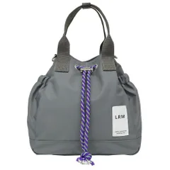 ☆ グレー ☆ パラコード巾着2WAY手提げショルダー L.R.M バッグ CMK-1112 ショルダーバッグ トートバッグ 斜めがけバッグ ショルダーバック トートバック レディース シンプル おしゃれ 通勤 通学 旅行 斜めがけ 大人 アウトドア