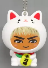 【中古】キーホルダー LIKIYA(THE RAMPAGE) まねきねこ着ぐるみキーホルダー(白色) 「居酒屋えぐざいる」