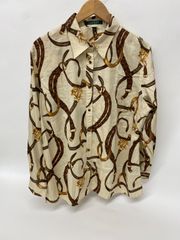 LAUREN RALPH LAUREN　80’s　総柄シャツ　ヴィンテージ【M128-20250709-05KS】