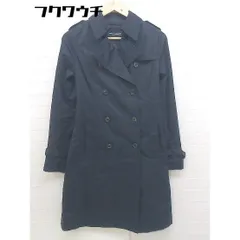 ◇ ◎ green label relaxing UNITED ARROWS ベルト付 長袖 トレンチ コート サイズ40 ネイビー レディース 【中古】 【1103310008502】