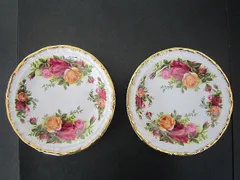 値下【USED】ROYAL ALBERT ロイヤルアルバートプレート4P 小皿