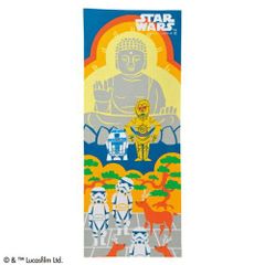 [신품 · 5 영업일에 발송] 마루 마카 STAR WARS 스타 워즈 역사 투어즈 수건 타월 태피스트리 일본제 (2535025700) [입수 : 10]