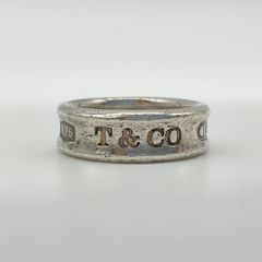 TIFFANY&Co. ティファニー 1837 ナローリング 指輪 シルバー SV925 アクセサリー 14.5号【中古】Cランク　5_247