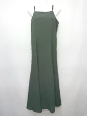 ◇ ⊂ archives　アルシーヴ チェック柄 ロング丈 キャミソール　ワンピース サイズF ブラック レディース P  【1409250048036】