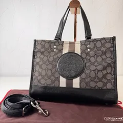 【美品】コーチ　2way ショルダーバッグ　デンプシー　レザー　黒　ゴールド金具 美品 COACH コーチ 2way ショルダーバッグ ハンドバッグ オール