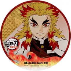 【中古】マグカップ・湯のみ 煉獄杏寿郎(正面) コースター 「テレビアニメ 鬼滅の刃 無限列車編×ufotable Cafe×マチ★アソビCAFE」 ドリンクメニュー注文特典