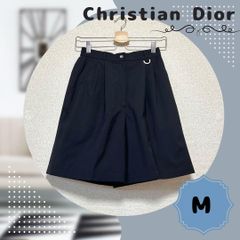 【美品】Christian Dior クリスチャンディオールスポーツ ショートパンツ キュロット 裏地付き ゴルフウェア 紺ネイビー Mサイズ