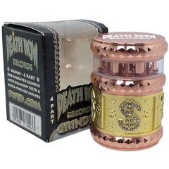 Death Row Records 4Part Window Gem Cut USD Grinder - Copper Gold