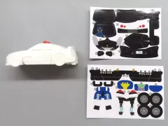 【中古】ハッピーセット ポリスブレイバー 日産 NISSAN GT-R パトロールカー 「特装合体ロボ ジョブレイバー 第1弾」 ハッピーセット