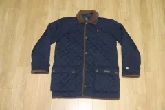 ( 55 ) ポロ/ネイビー キルティングジャケット