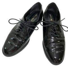 未使用級】バークレー レースアップシューズ ウイングチップ エナメル 