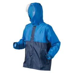 ☆ ブルー ☆ Mサイズ ☆ 透湿レイン レインウェア 上下 レインコート 上下セット レインパンツ レインポンチョ カッパ 合羽 かっぱ 雨具 雨合羽 レインウエア メンズ レディース 軽量 反射 通勤 通学 釣り 自転車 バイク 男女兼用